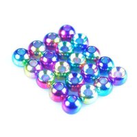 Lucent Beads - Tungsten - Round Rainbow