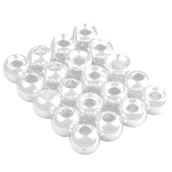 Lucent Beads - Tungsten - Round Pearl White - 20pcs -  4,50mm
