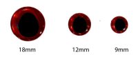 FTS 3D Eyes - Red Black - 9mm