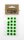 Bauers Epoxy Eyes 11mm - Fluo Green