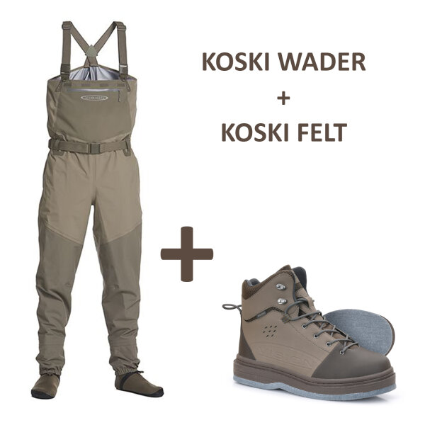 Vision Koski Wader + Koski Shoe Felt