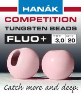 Hanak Tungsten Beads Fluo+ Light Pink 4,0mm - 0,40g
