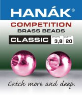 Hanak Brass Beads Metallic Light Pink