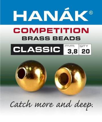 Hanak Brass Beads Classic Gold