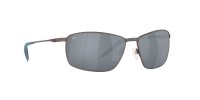 COSTA TURRET MATTE DARK GUNMETAL GRAY SILVER MIRROR 580P