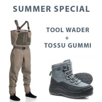 Vision Tool Wader + Tossu Shoe Gummi